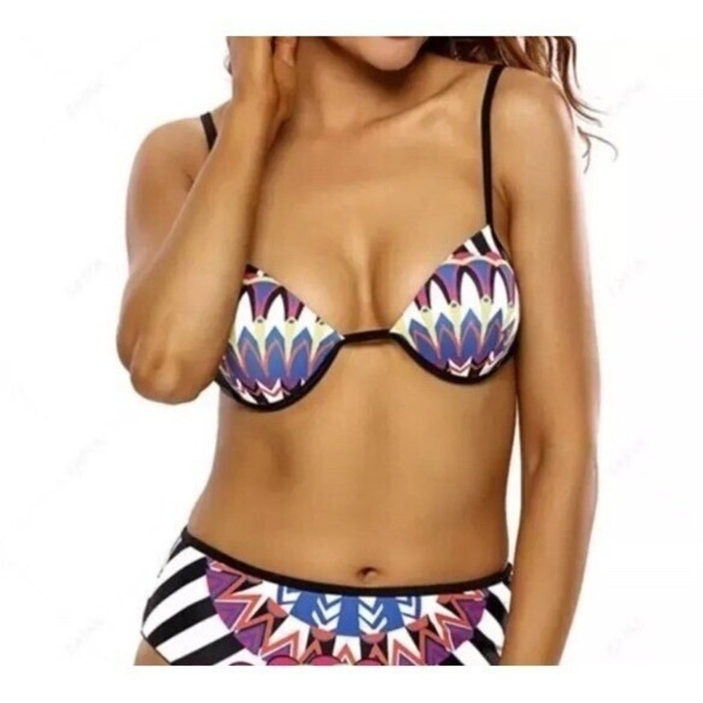 NWT Andrea Iyamah—Tribal Multicolor Bikini
